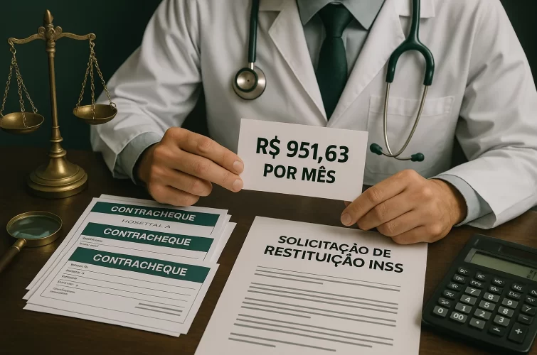 Restituição do INSS pago acima teto para médicos